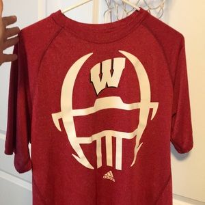 Wisconsin Football athletic tee